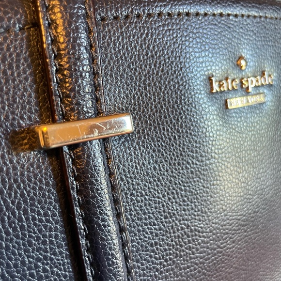 Kate Spade Handbag Patterson Drive Carli Dome Pebbled Leather Oceano Navy - Picture 12 of 12